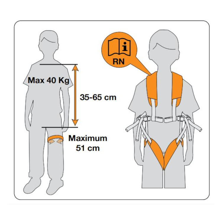Black Diamond Momentum Kids Full Body Harness - Image 3